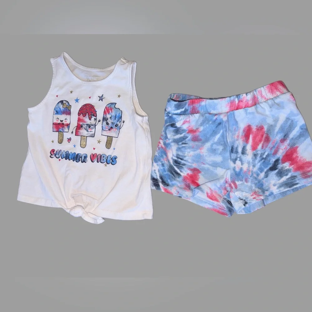 Toddler Girl Tropical Summer Bundle | 12-18 Months | 8 Pieces | Like New - Picture 9 of 11